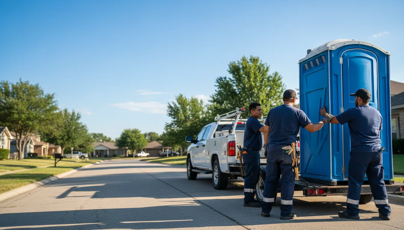 Portable Toilet Rental in Avinger, TX near me